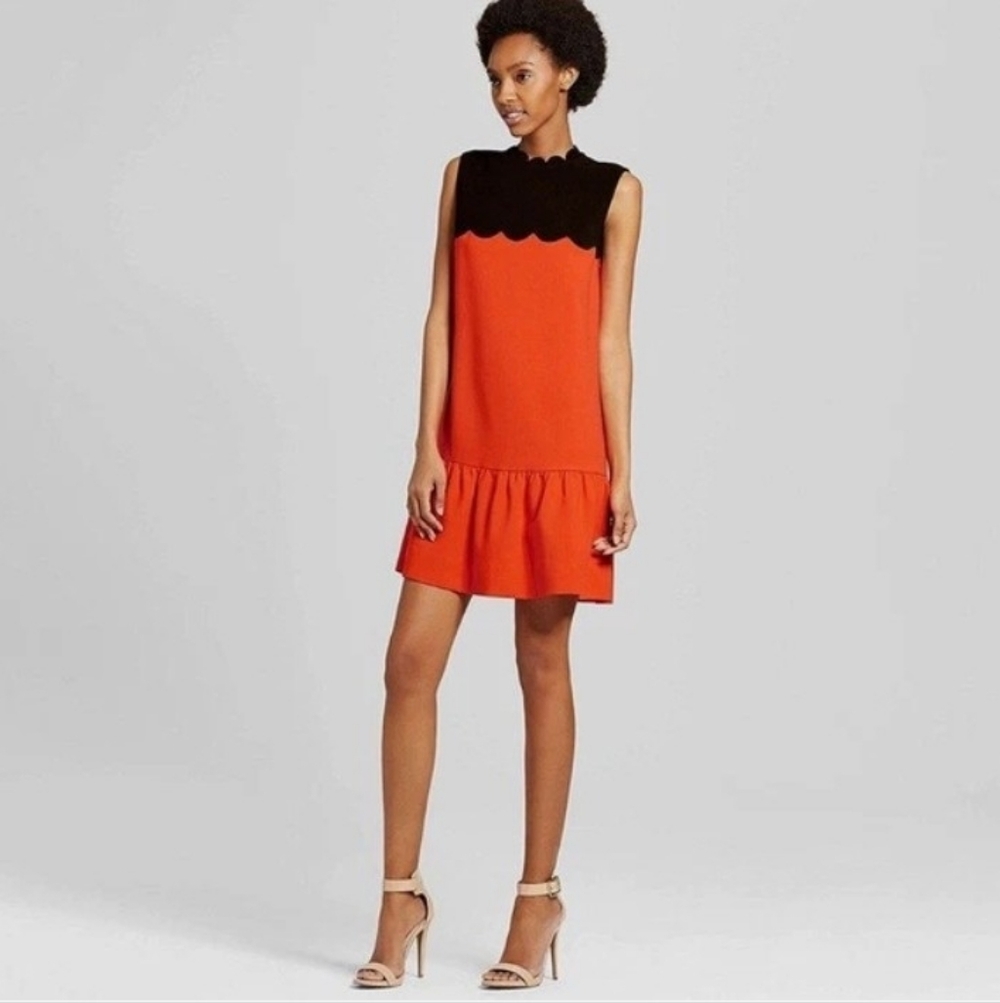 Victoria Beckham for Target Black and Red Sleeveless Mini Dress Size Medium NWT